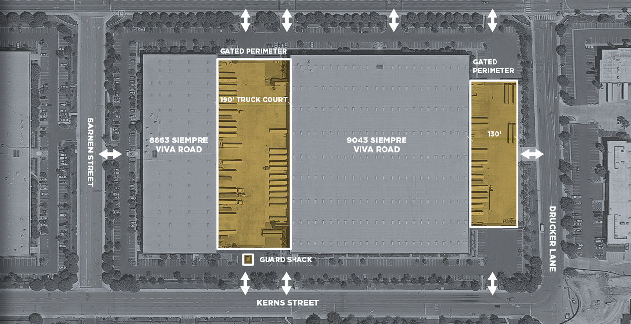 Building 9043 Truck Court Access